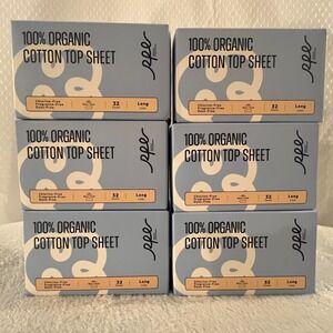 RPE Life 100% Unscented Organic Cotton Long Panty Liners 192 Total